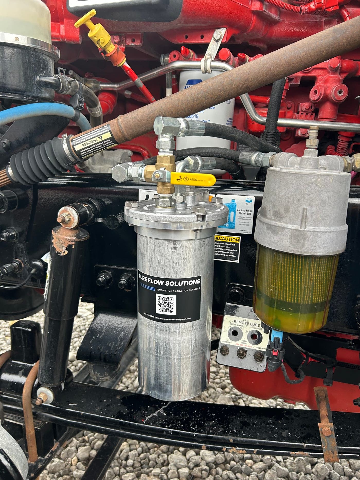 Field installation on vocational truck